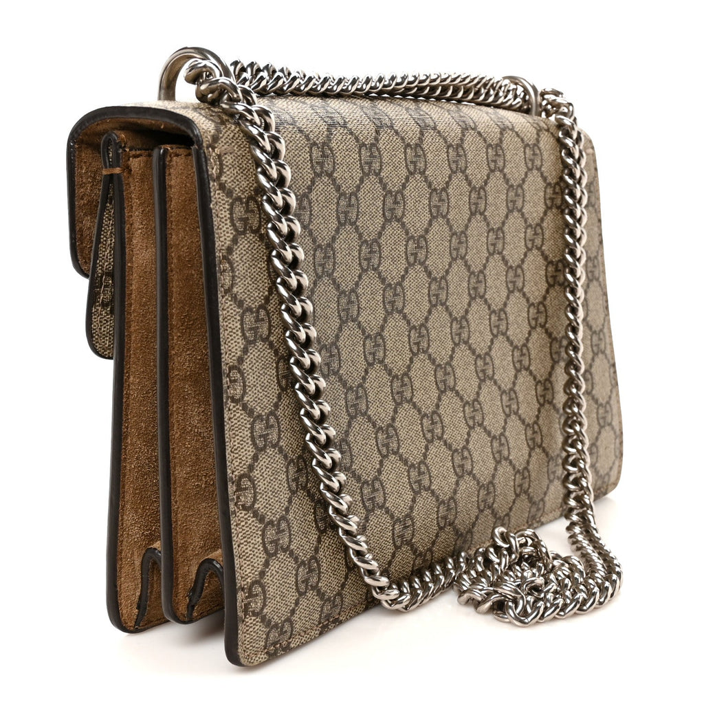 GG Supreme Monogram Small Dionysus Shoulder Bag Taupe wholesalehk.shop