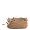 Supple Lambskin Bow Pouch Camel wholesalehk.shop