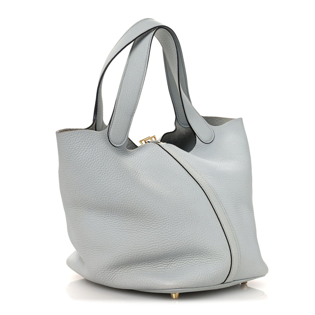 Taurillon Clemence Picotin Lock 22 MM Bleu Pale £¨ Direct shipment via from wholesalehk.shop
