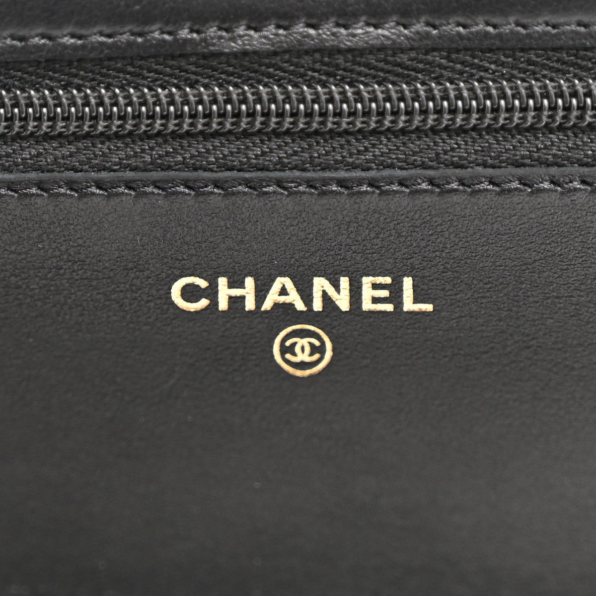 Caviar Quilted Coco Stamps Wallet On Chain WOC Black wholesalehk.shop