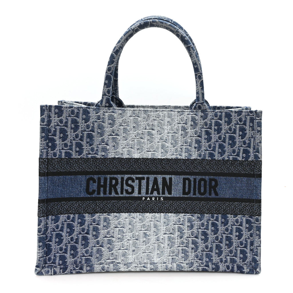Oblique Denim Medium Book Tote Blue £¨ Direct shipment via from wholesalehk.shop