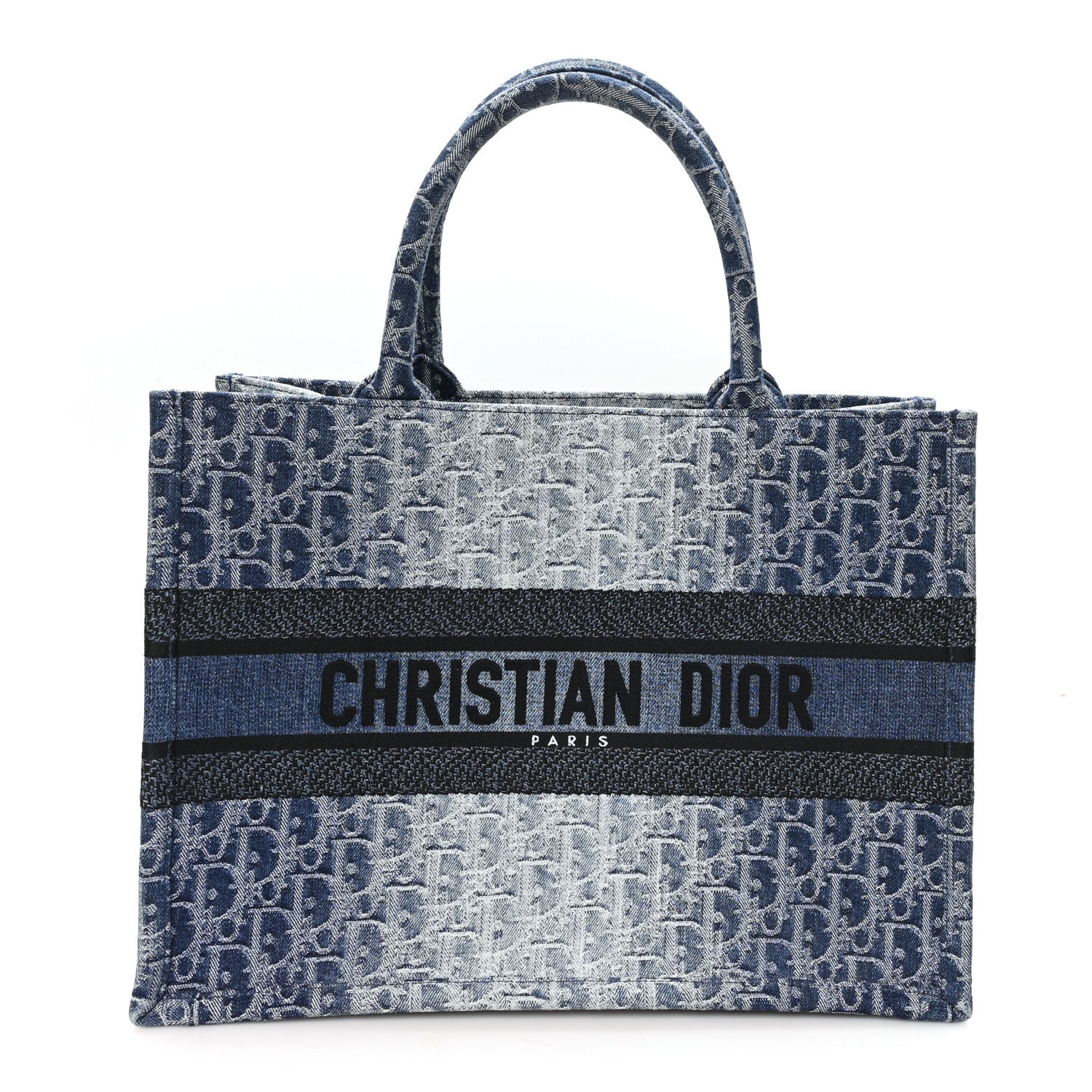 Oblique Denim Medium Book Tote Blue £¨ Direct shipment via from wholesalehk.shop