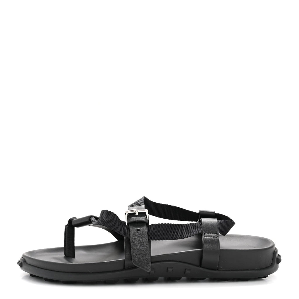 Calfskin Womens Inboard Sandals 38 Black wholesalehk.shop