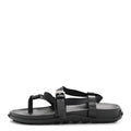 Calfskin Womens Inboard Sandals 38 Black wholesalehk.shop