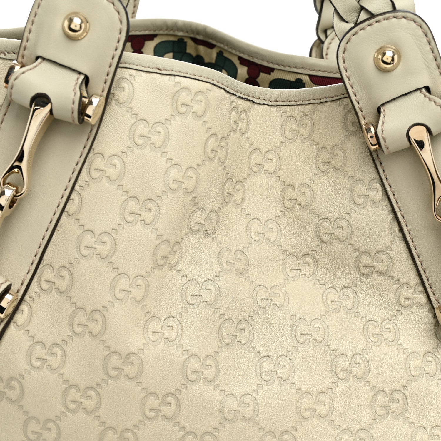 Guccissima Small Pelham Shoulder Bag Off White £¨ Direct shipment via from wholesalehk.shop