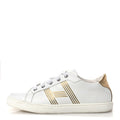 Metallic Calfskin Womens Advantage Sneakers 39.5 White Dore wholesalehk.shop