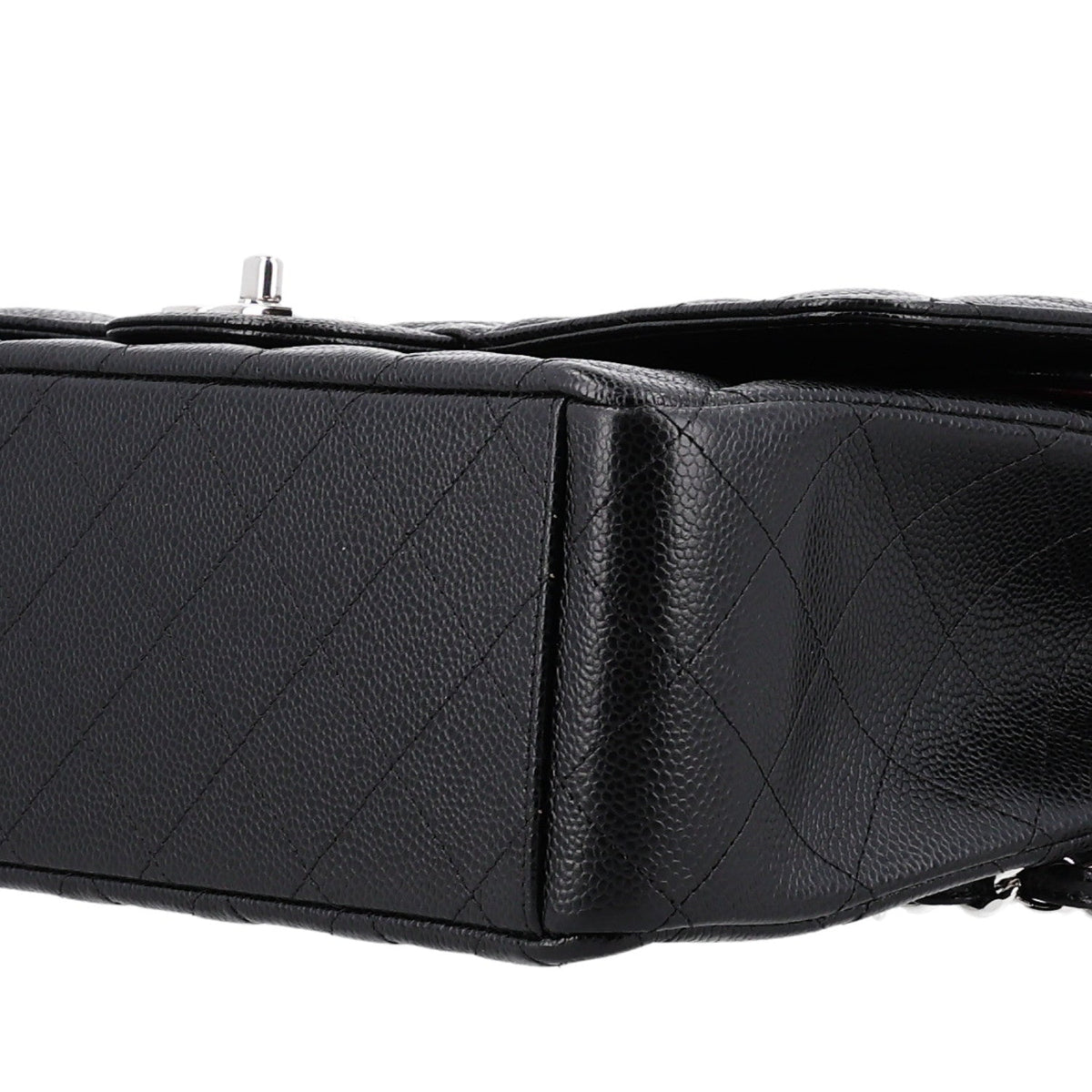 Caviar Quilted Maxi Double Flap Black wholesalehk.shop