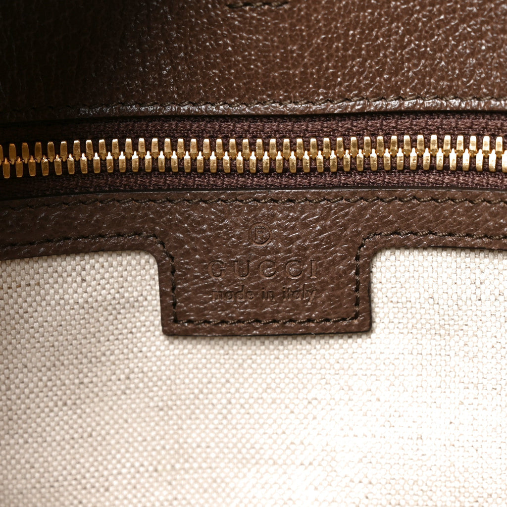 Monogram Jumbo GG Textured Dollar Calfskin Web Tote Bag Camel Ebony New Acero wholesalehk.shop
