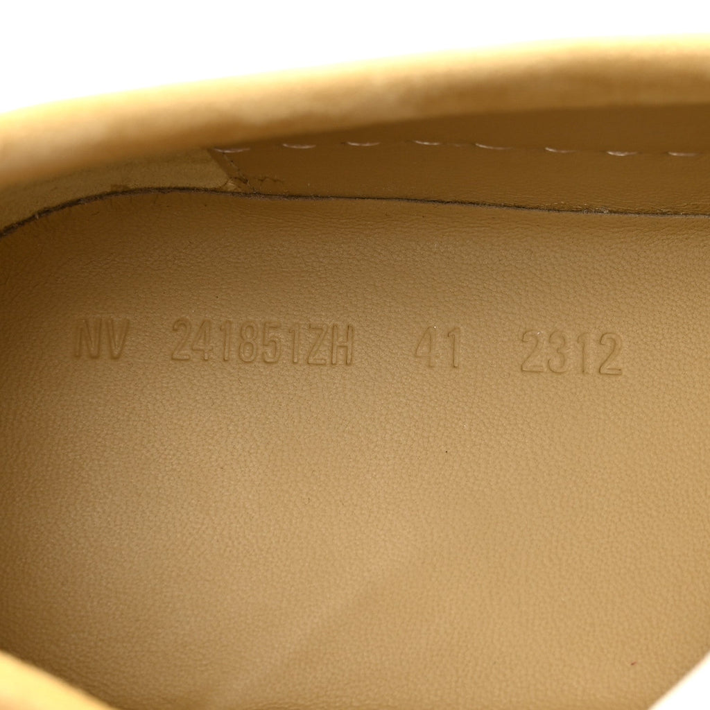 Suede Goatskin Game Slip On Sneakers 41 Beige Lin wholesalehk.shop