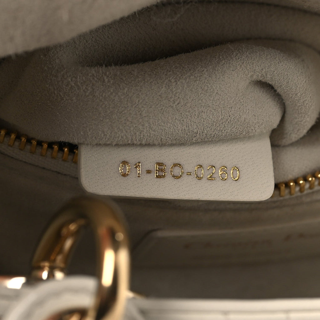 Lambskin Cannage Small My ABCDior Lady Dior Latte wholesalehk.shop
