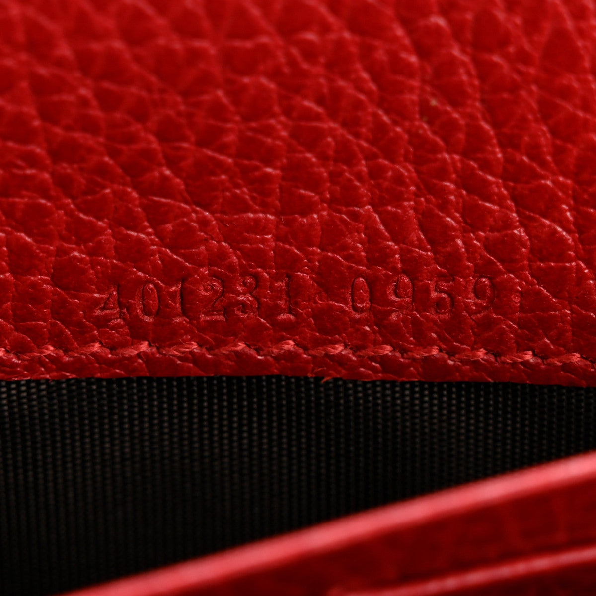 Calfskin Mini Dionysus Chain Wallet Hibiscus Red wholesalehk.shop