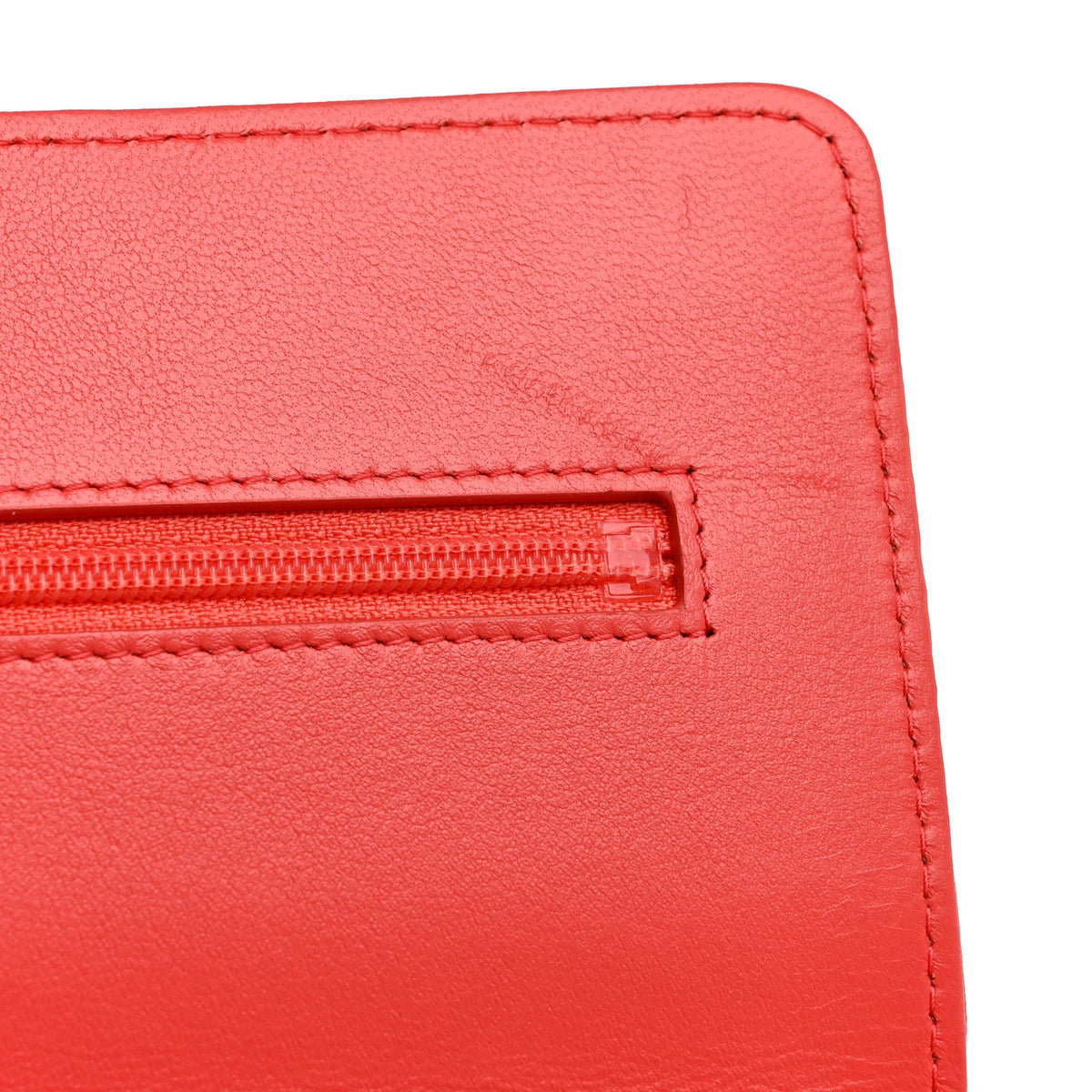 Lambskin Quilted Chanel 19 Wallet On Chain WOC Coral wholesalehk.shop