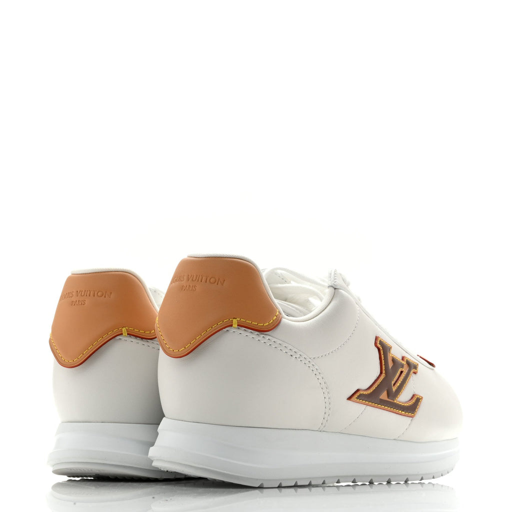 Lambskin Vachetta Mens LV Buttersoft Sneakers 10 White £¨ Direct shipment via from wholesalehk.shop