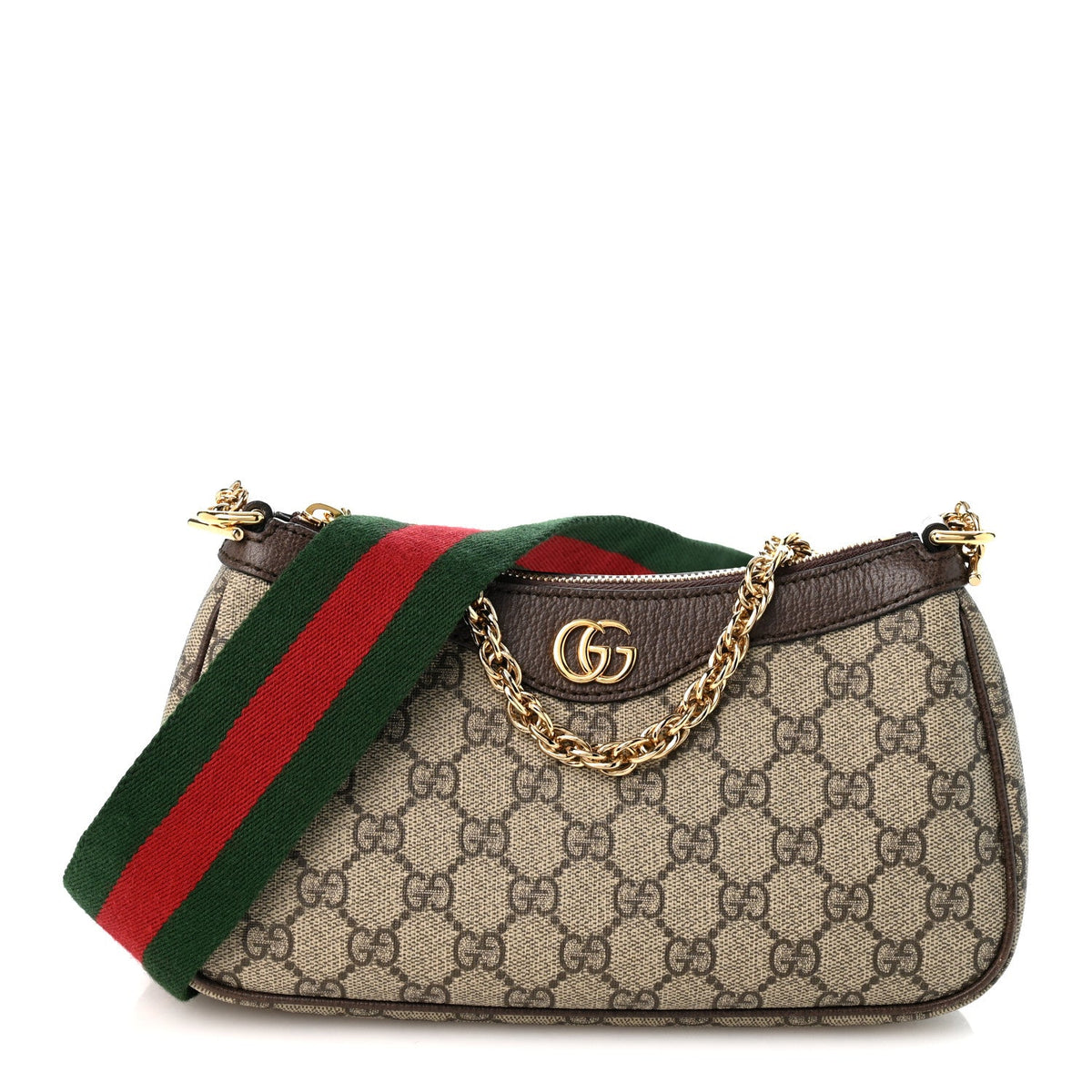 GG Supreme Monogram Textured Dollar Calfskin Web Small Ophidia GG Handbag Beige Ebony New Acero Beige Ebony New Acero Beige Ebony New Acero wholesalehk.shop