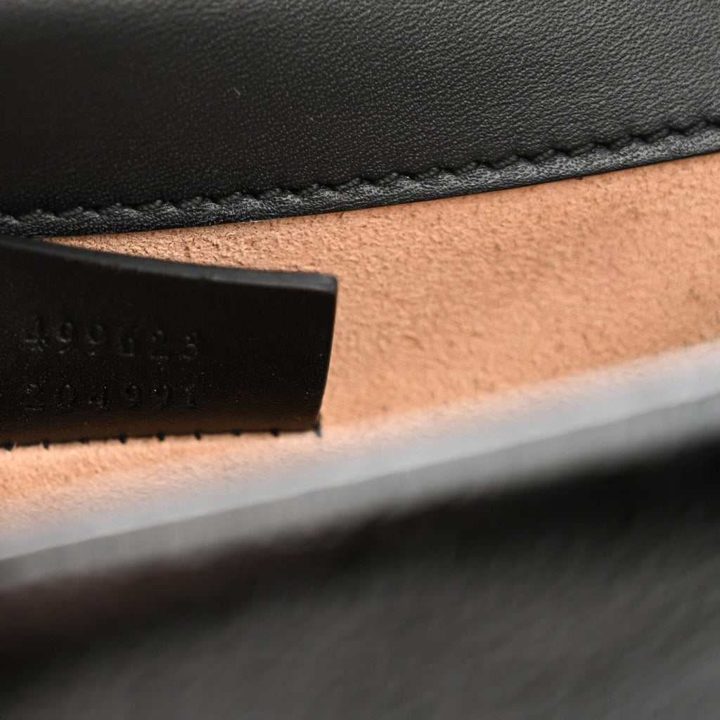 Velvet Skipper Crystal GG Monogram Small Dionysus Shoulder Bag Black Black Diamond wholesalehk.shop