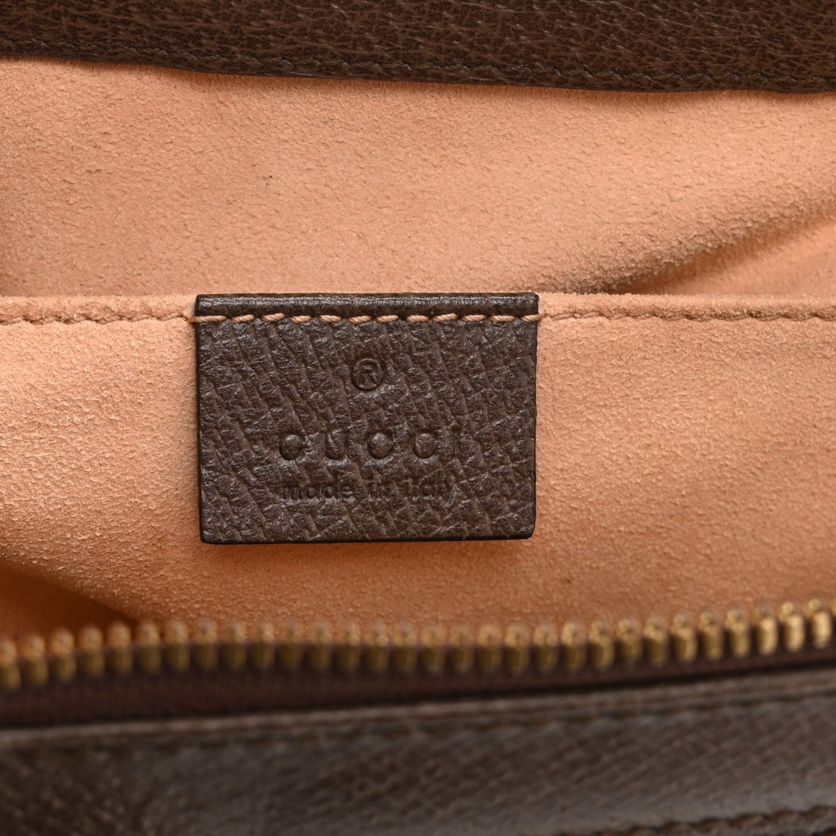 GG Supreme Monogram Small Ophidia Tote Bag Brown wholesalehk.shop