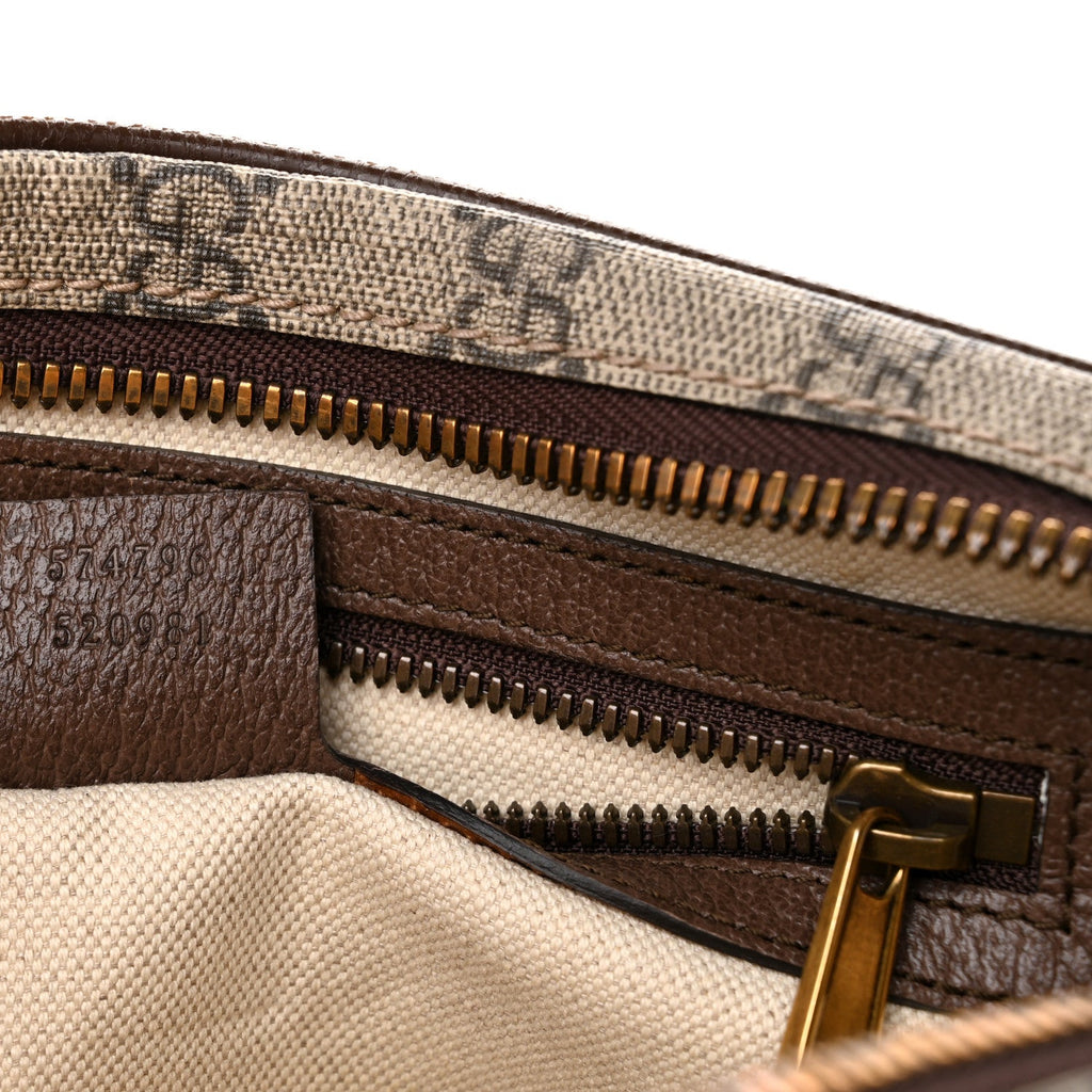 Soft GG Supreme Monogram Medium Ophidia Belt Bag Dark Brown wholesalehk.shop