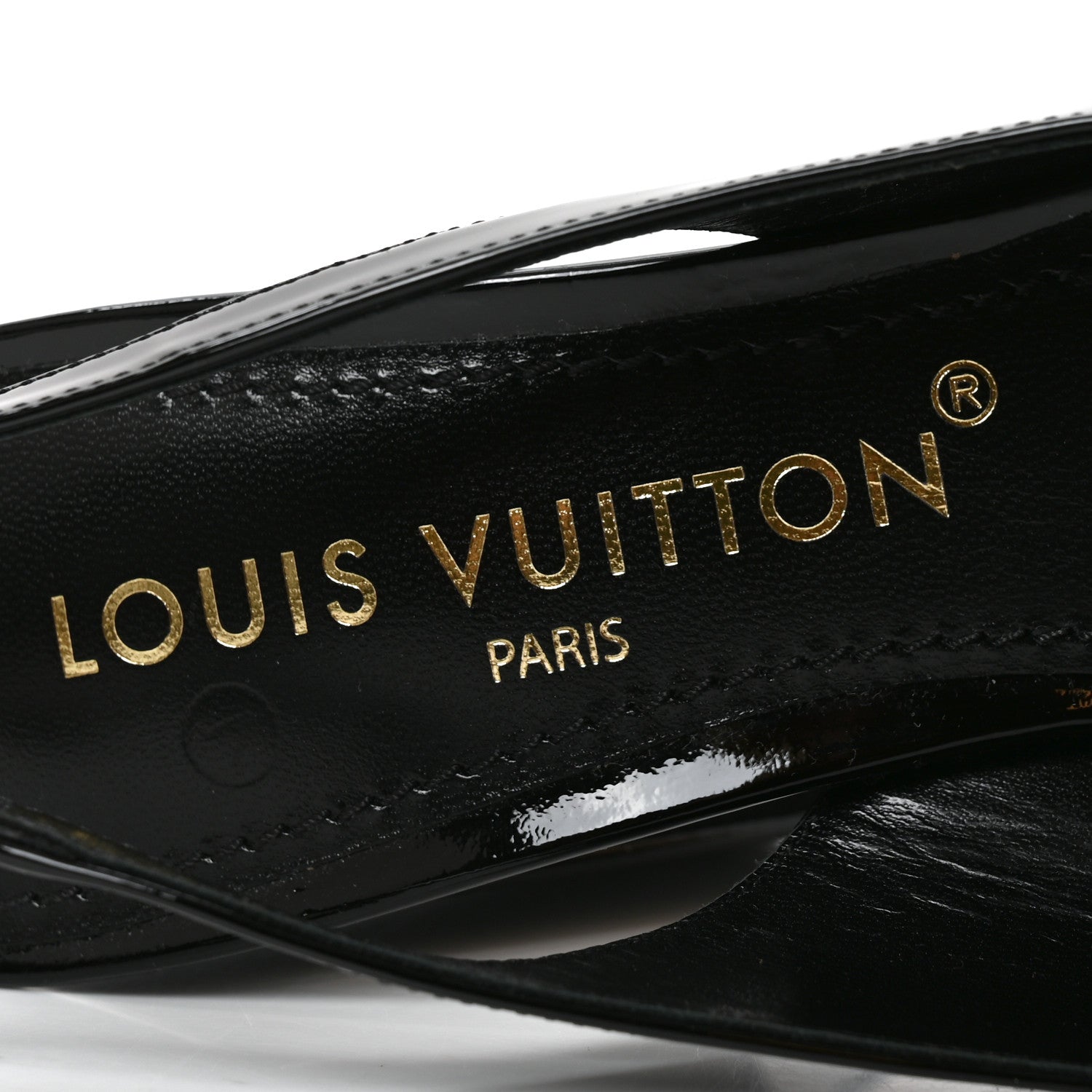 Patent Calfskin Shake Slingback Pumps 37 Black £¨ Direct shipment via from wholesalehk.shop