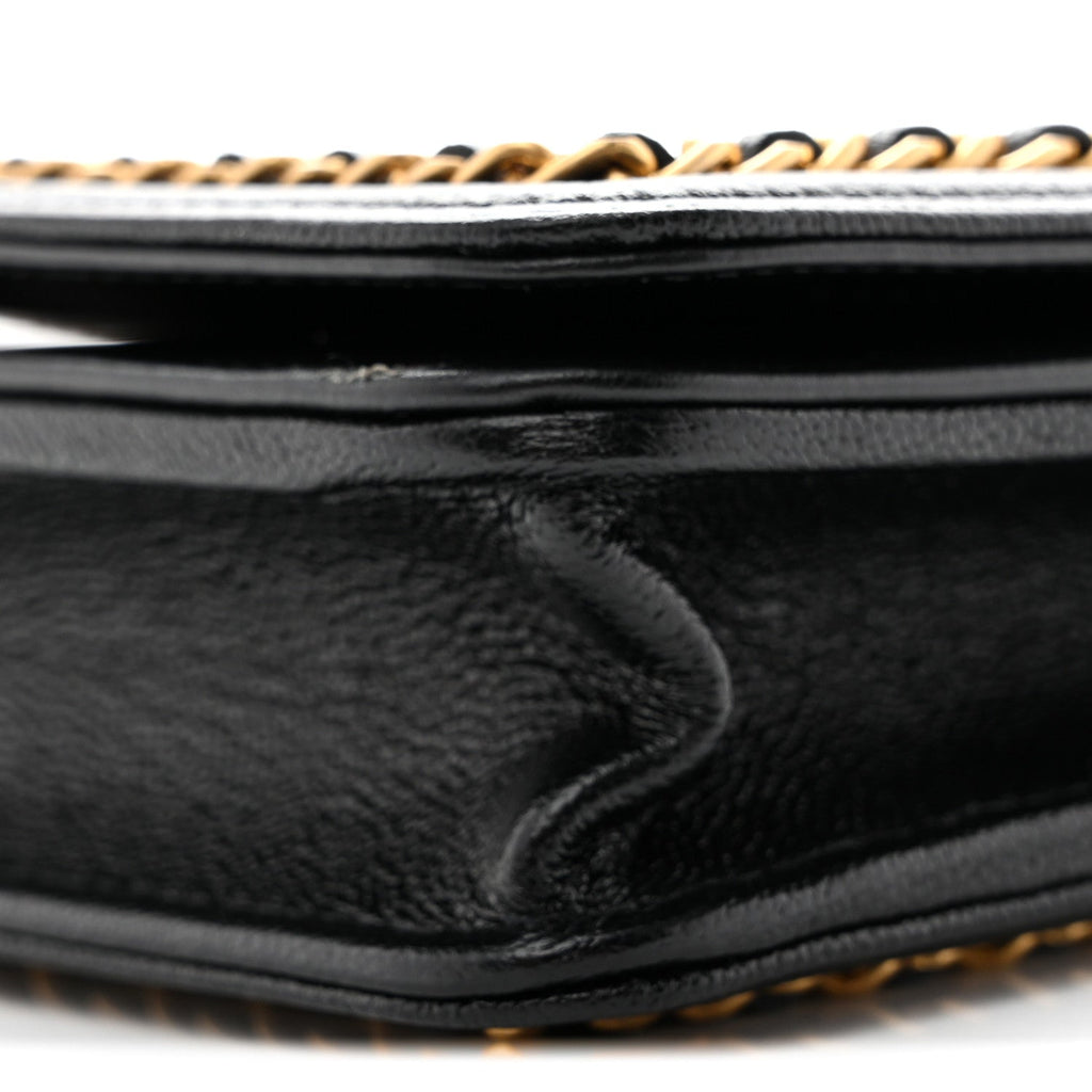 Caviar Quilted Chain Around Boy Wallet On Chain WOC Black wholesalehk.shop