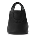 Taurillon Clemence Swift In-The-Loop 18 Bag Black £¨ Direct shipment via from wholesalehk.shop