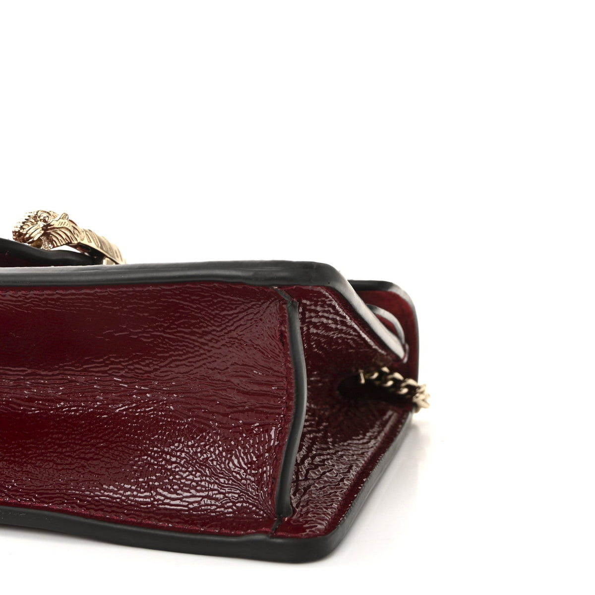 Crinkled Patent Mini Dionysus Shoulder Bag Rosso Ancora Red wholesalehk.shop