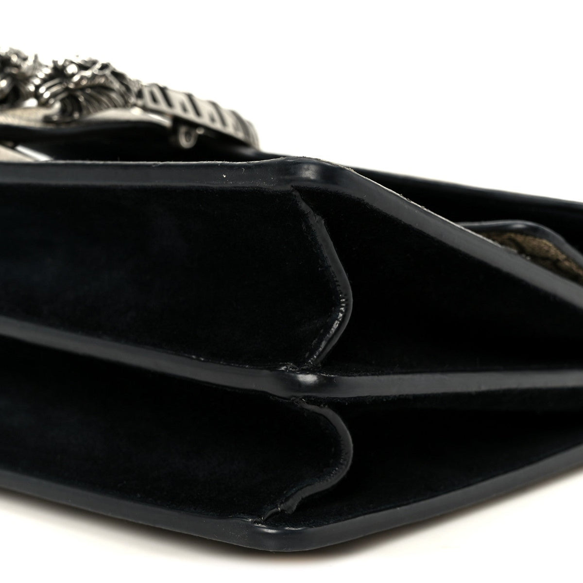 GG Supreme Monogram Small Dionysus Shoulder Bag Black wholesalehk.shop