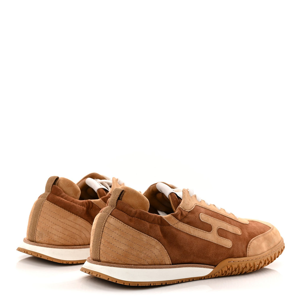 Suede Goatskin Mens Jet Sneakers 43 Brun Amourette Miel wholesalehk.shop