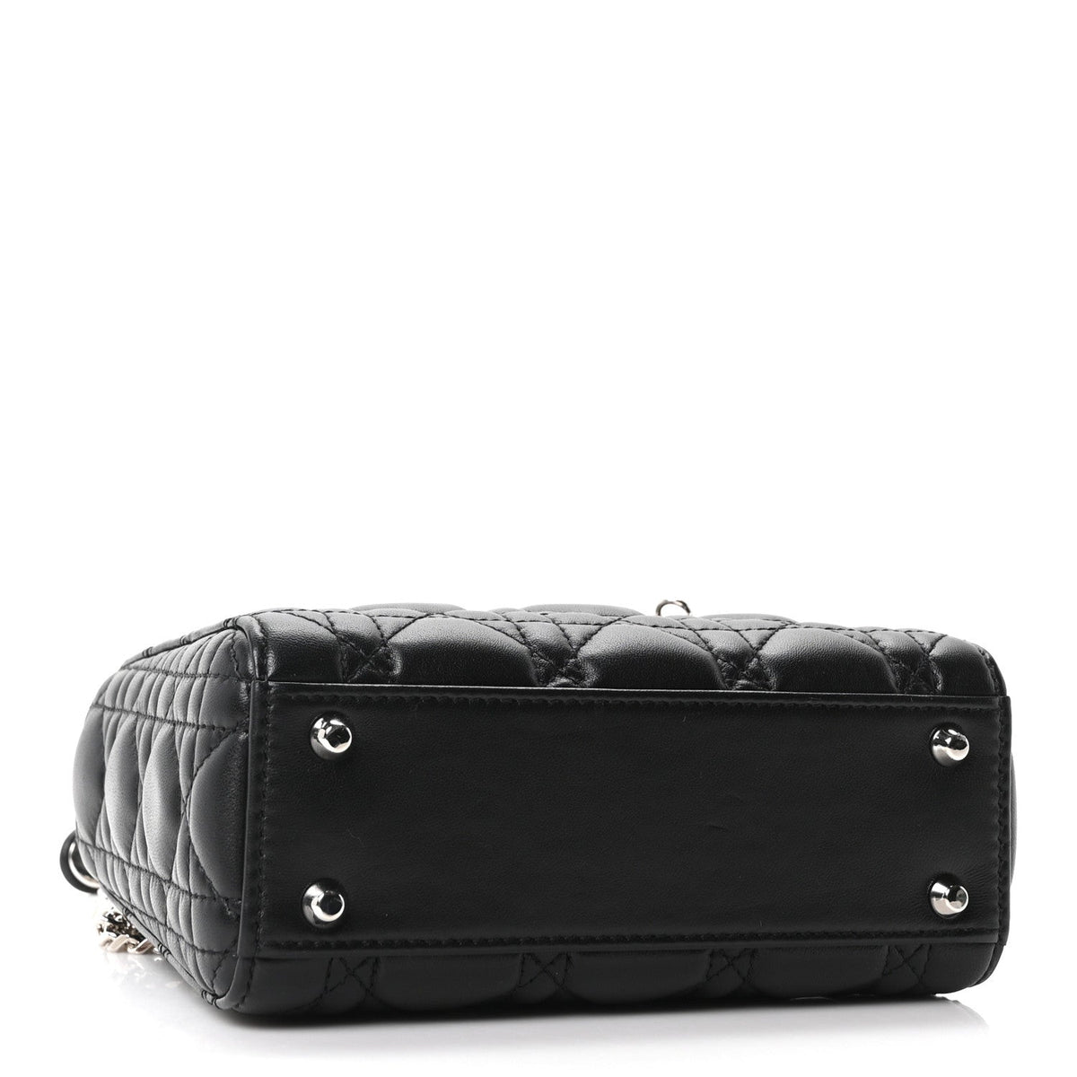 Lambskin Cannage Mini Lady Dior Black wholesalehk.shop