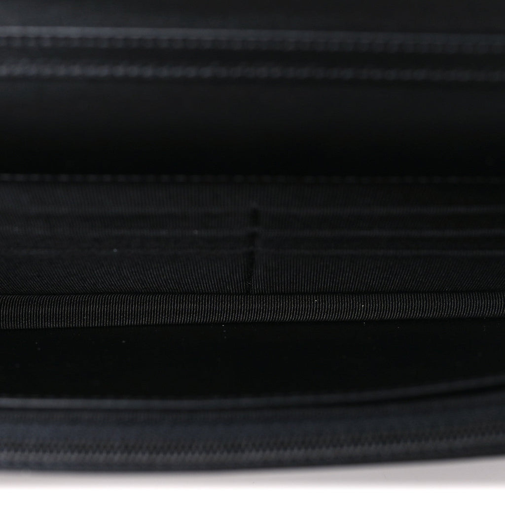 Aged Calfskin Quilted Reissue Wallet On Chain WOC So Black wholesalehk.shop