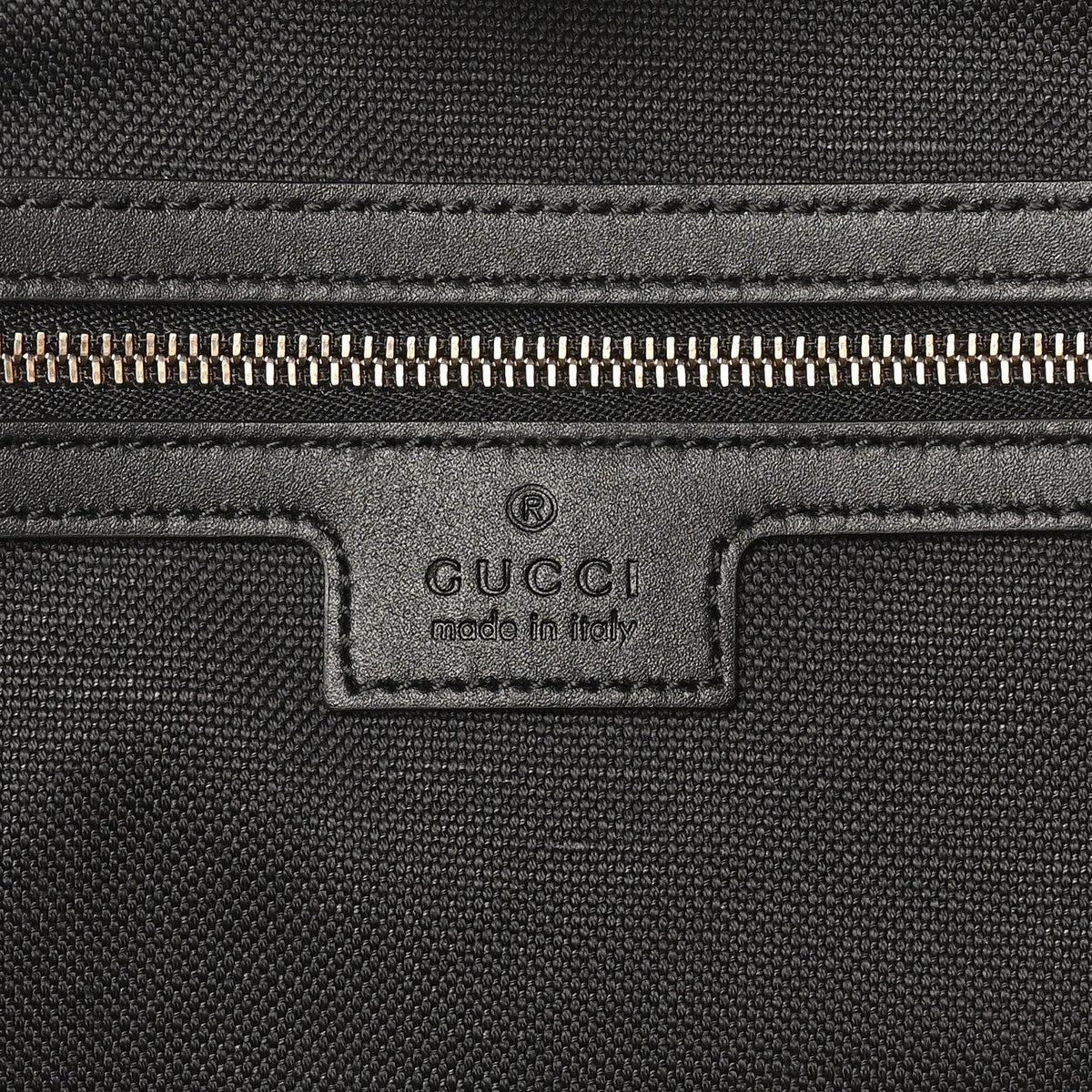 GG Calfskin Embossed Emblem Large Tote Bag Black wholesalehk.shop