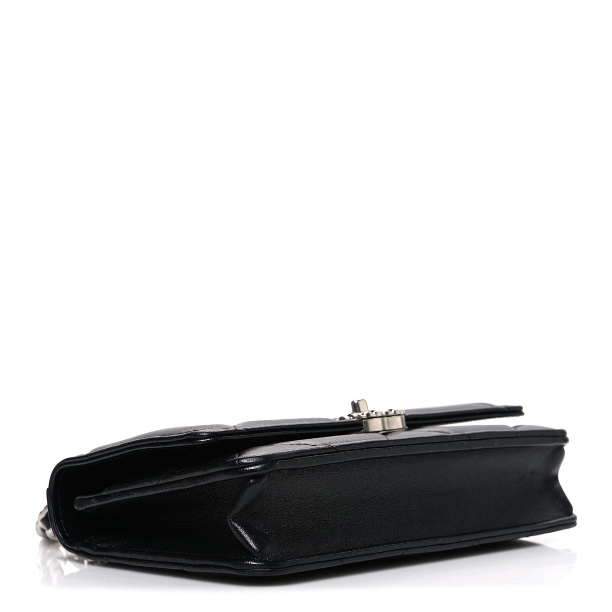 Lambskin Quilted Chanel 19 Wallet On Chain WOC Black wholesalehk.shop