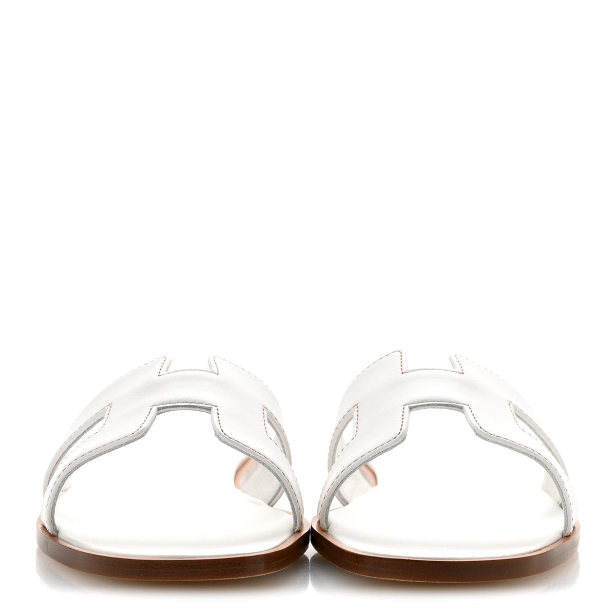 Box Calfskin Oran Sandals 36 White wholesalehk.shop