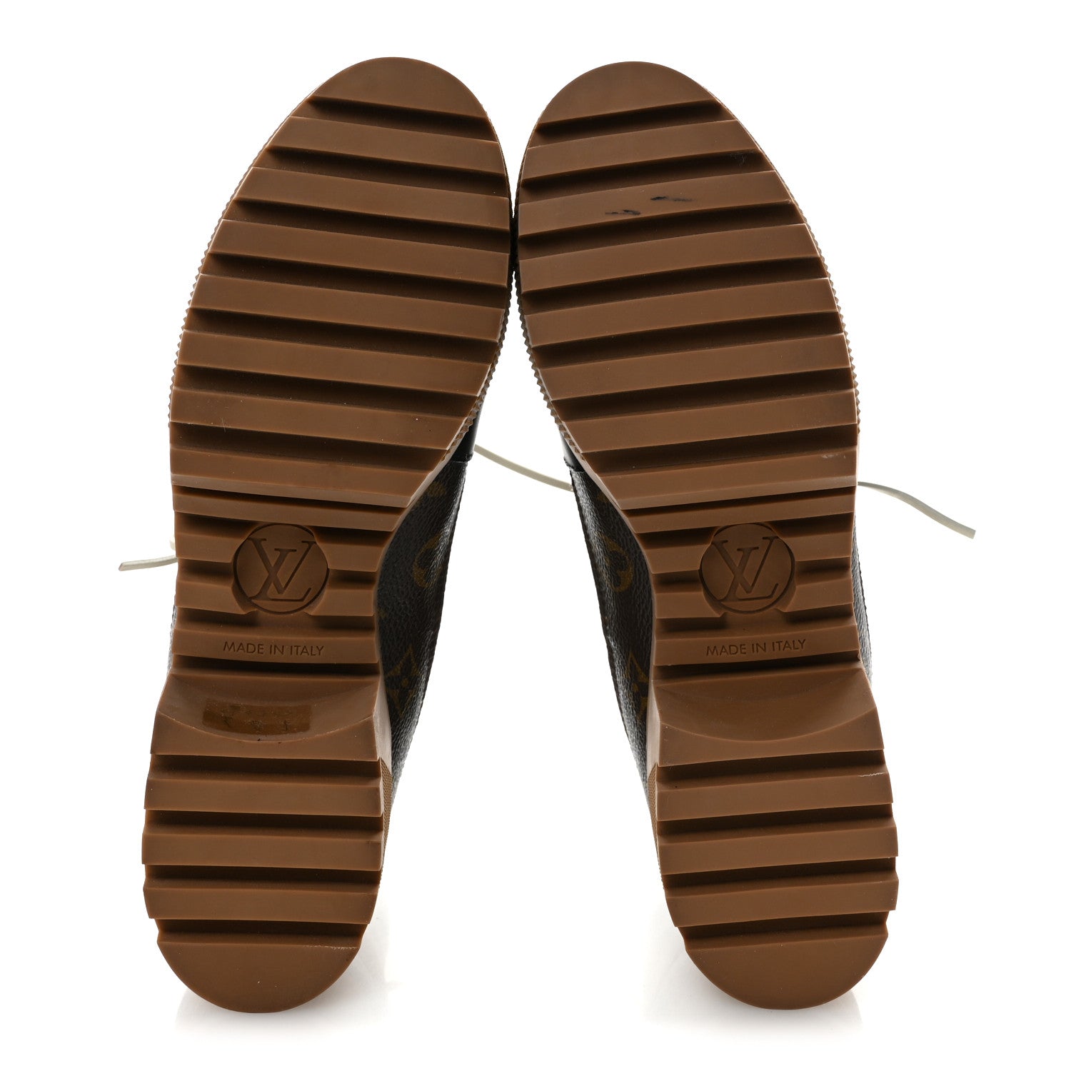 Suede Calfskin Monogram Laureate Platform Desert Boots 40 Grey £¨ Direct shipment via from wholesalehk.shop