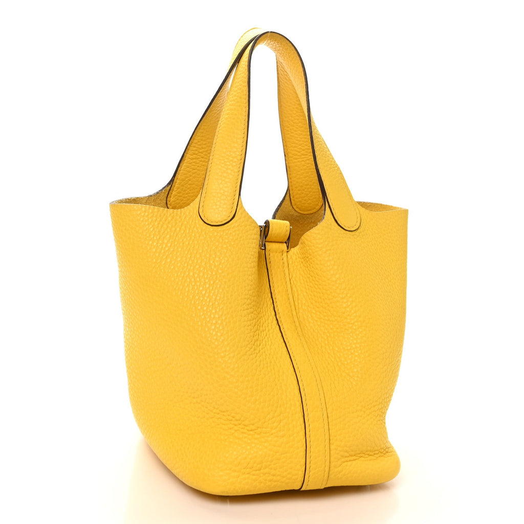 Taurillon Clemence Picotin Lock 18 PM Lime £¨ Direct shipment via from wholesalehk.shop