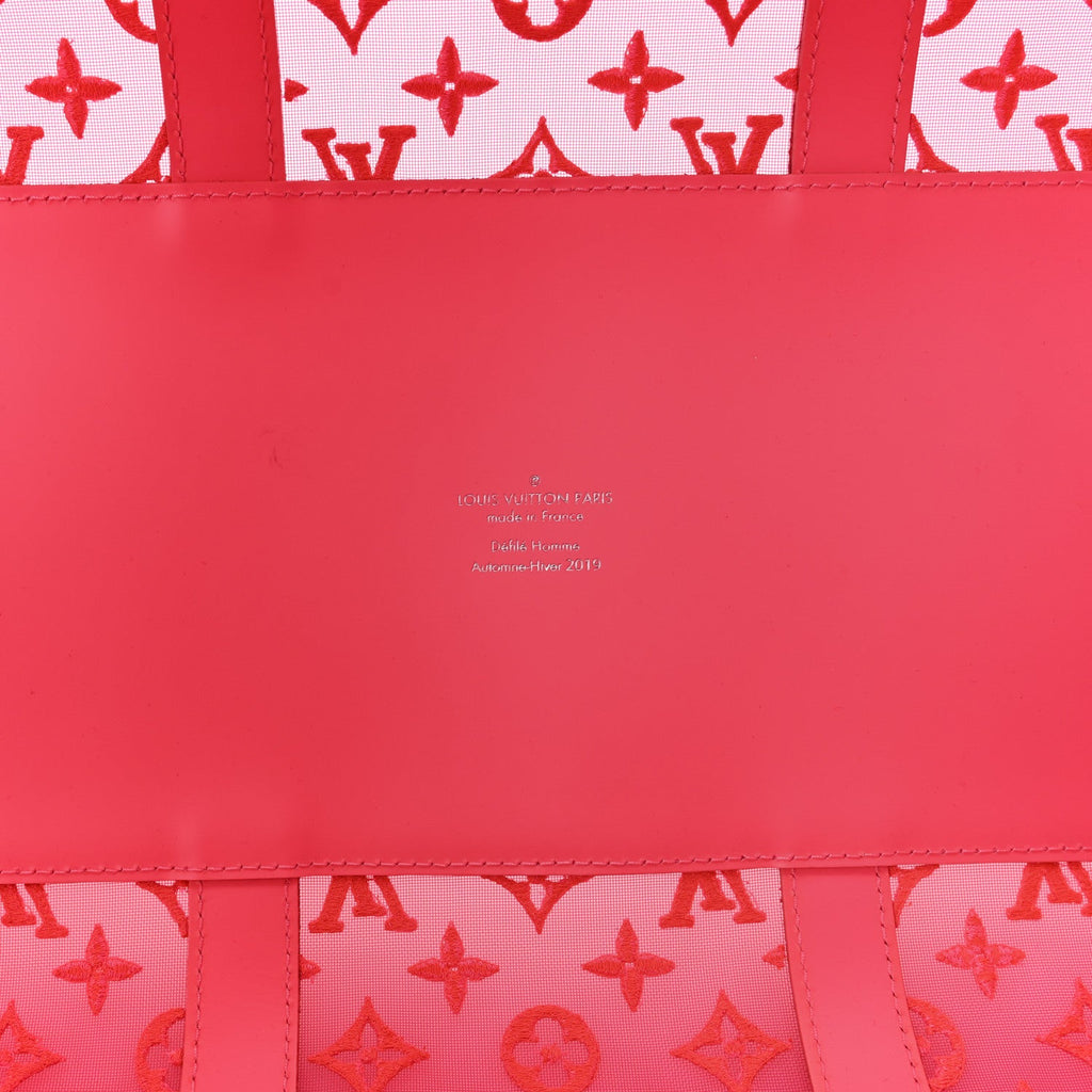 Monogram Fluo See Through Keepall Bandouliere 50 Rose wholesalehk.shop