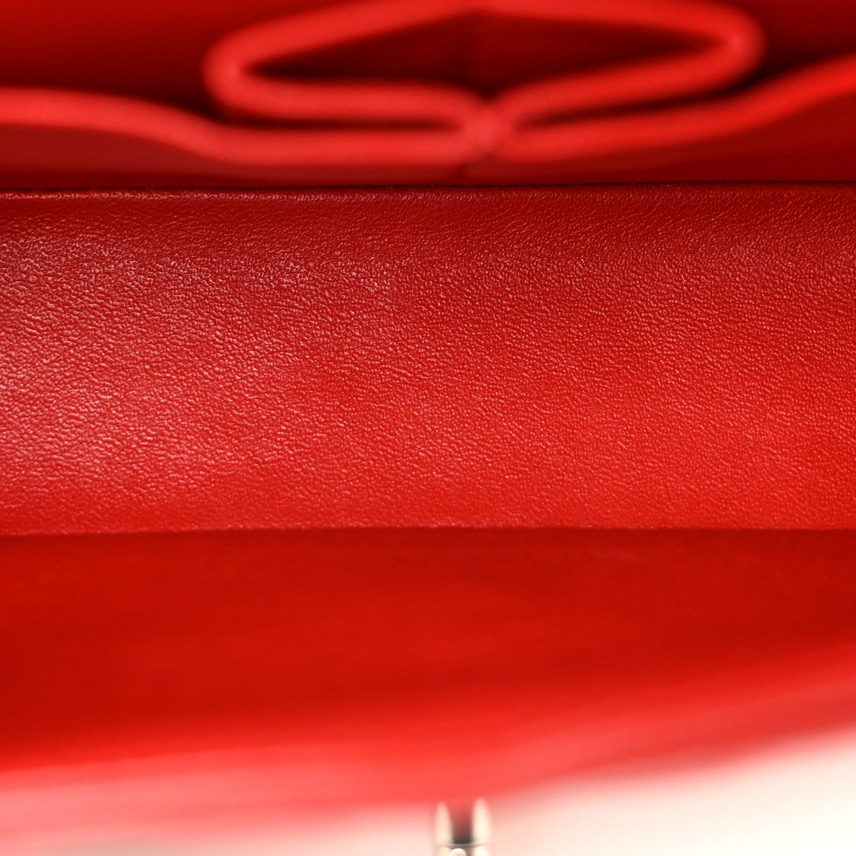 Lambskin Quilted Medium Double Flap Red wholesalehk.shop