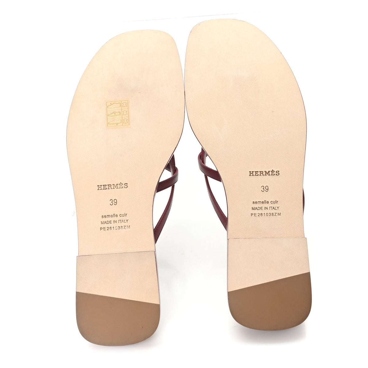 Calfskin Miss Sandals 39 Rouge H wholesalehk.shop