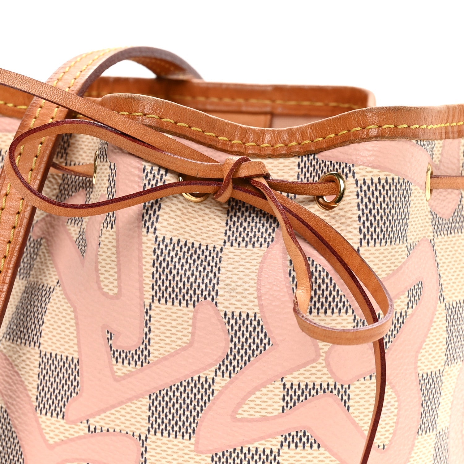 Damier Azur Tahitienne Nano Noe Rose Ballerine £¨ Direct shipment via from wholesalehk.shop