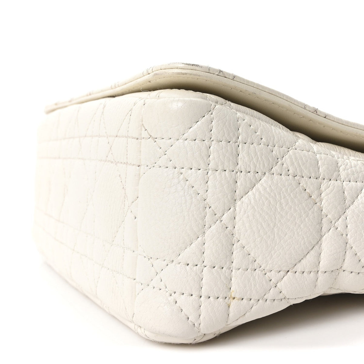 Supple Calfskin Cannage Medium Caro Bag Ivory wholesalehk.shop