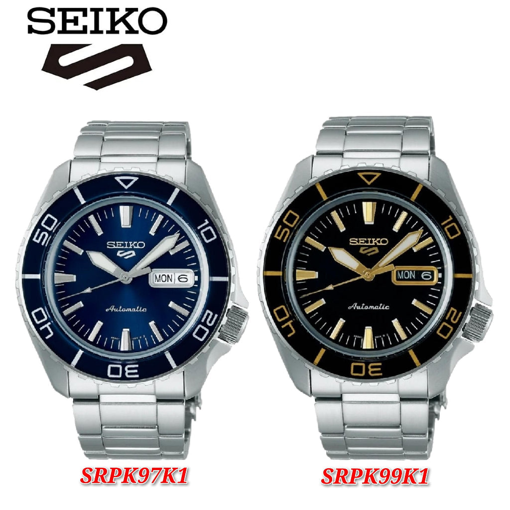 Seiko 5 Sport Automatic SKX Series Black Dial Silver Steel Strap Watch for Men - SRPK99K1 wholesalehk.shop