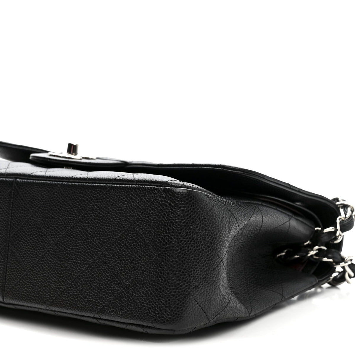 Caviar Quilted Jumbo Double Flap Black wholesalehk.shop