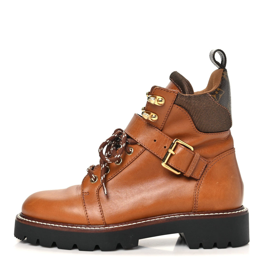 Calfskin Territory Ranger Combat Boots 36.5 38 Cognac £¨ Direct shipment via from wholesalehk.shop