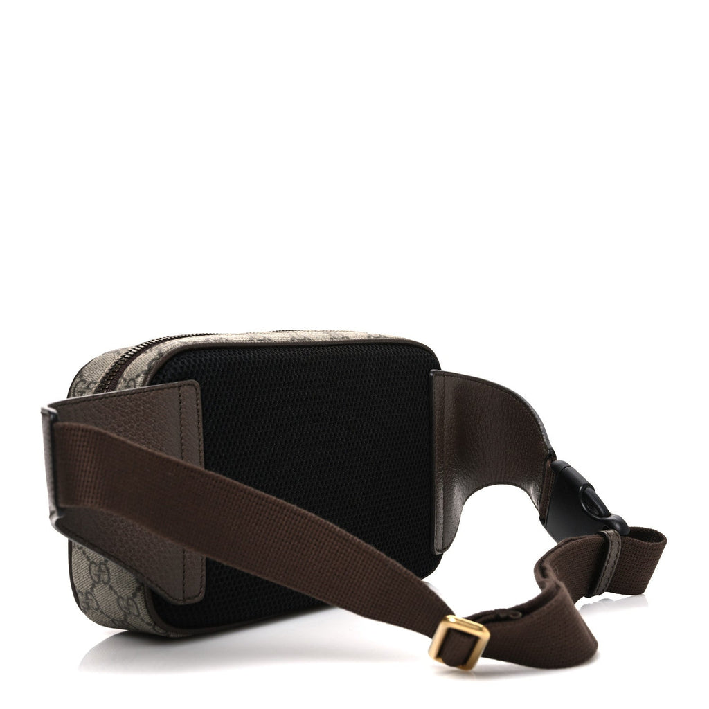 Soft GG Supreme Monogram Medium Ophidia Belt Bag Dark Brown wholesalehk.shop