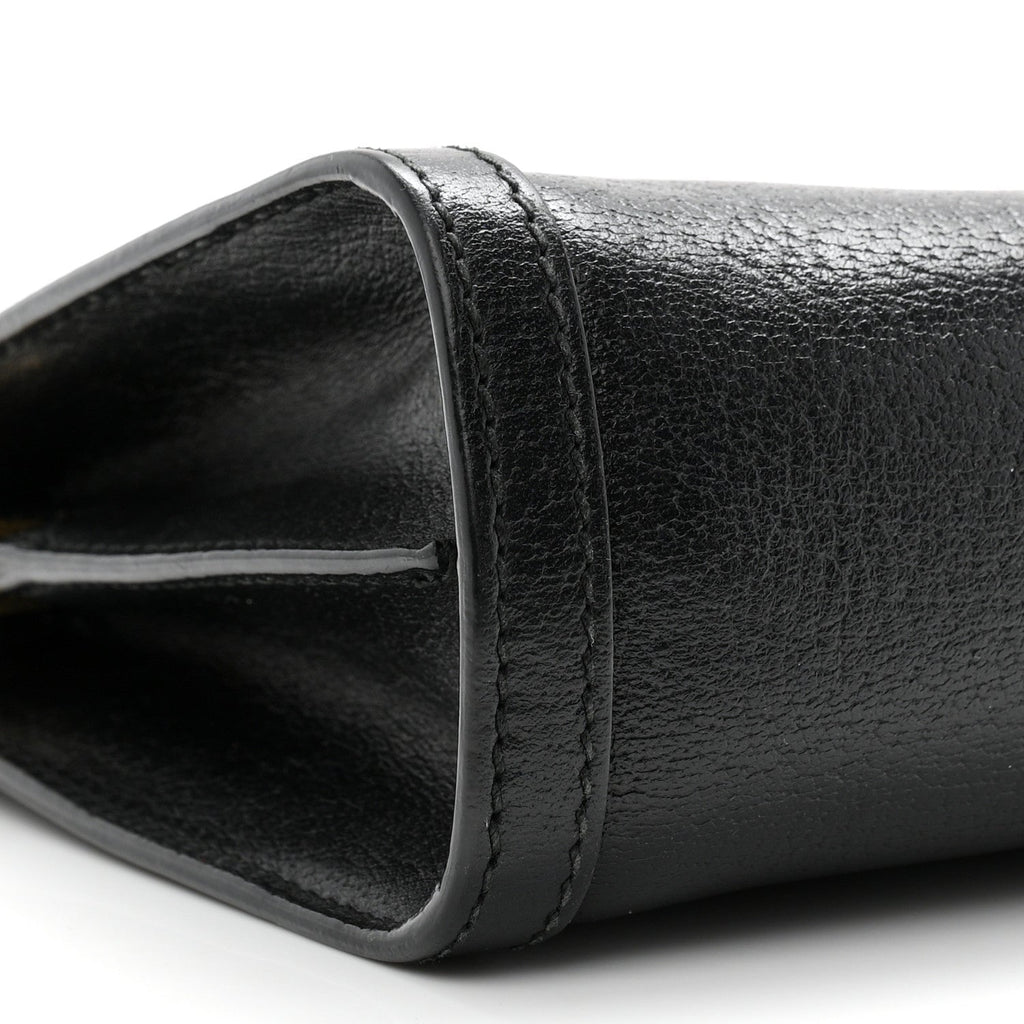 Calfskin GG Web Small Ophidia Chain Shoulder Bag Black wholesalehk.shop
