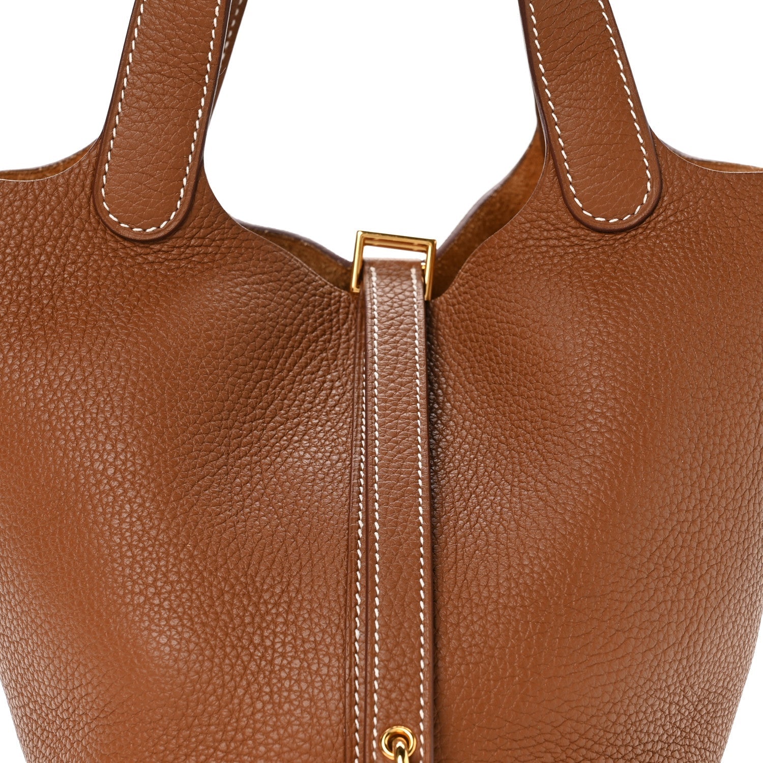 Taurillon Clemence Picotin Lock 18 PM Gold £¨ Direct shipment via from wholesalehk.shop