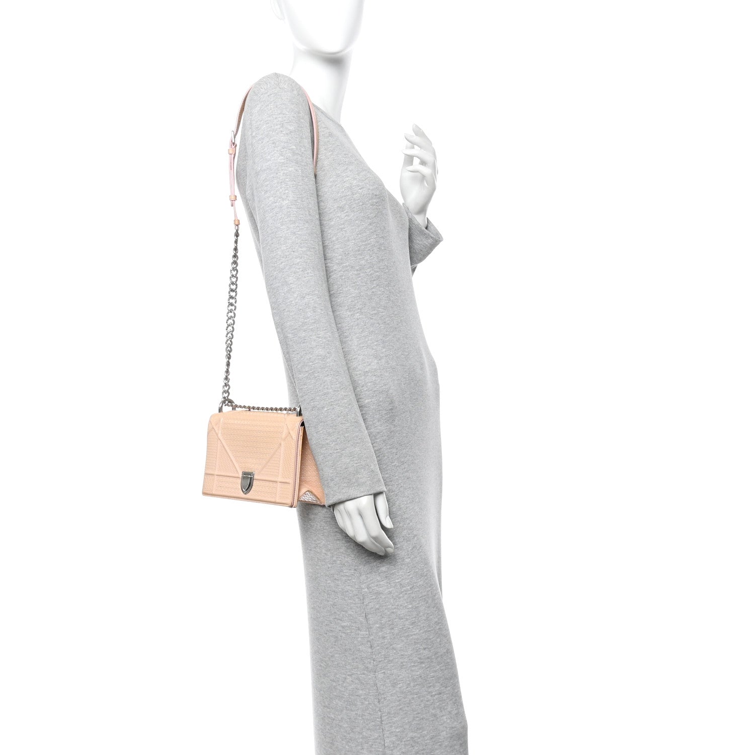 Patent Micro-Cannage Small Diorama Flap Bag Rose ¡§ Direct shipment via from wholesalehk.shop