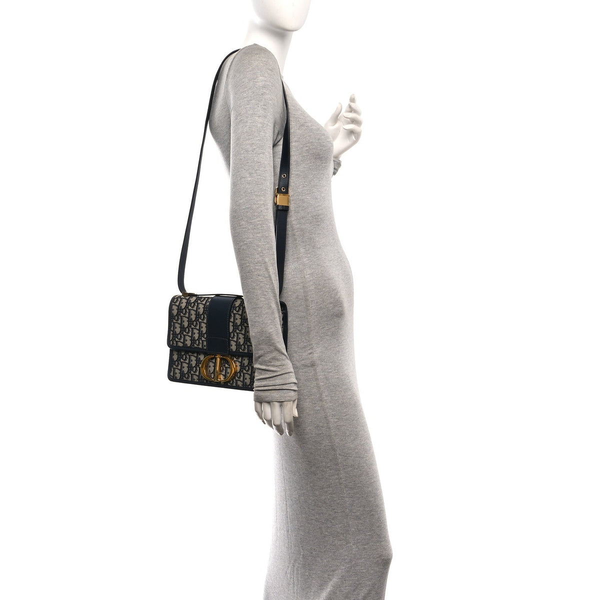 Oblique 30 Montaigne Flap Bag Blue wholesalehk.shop