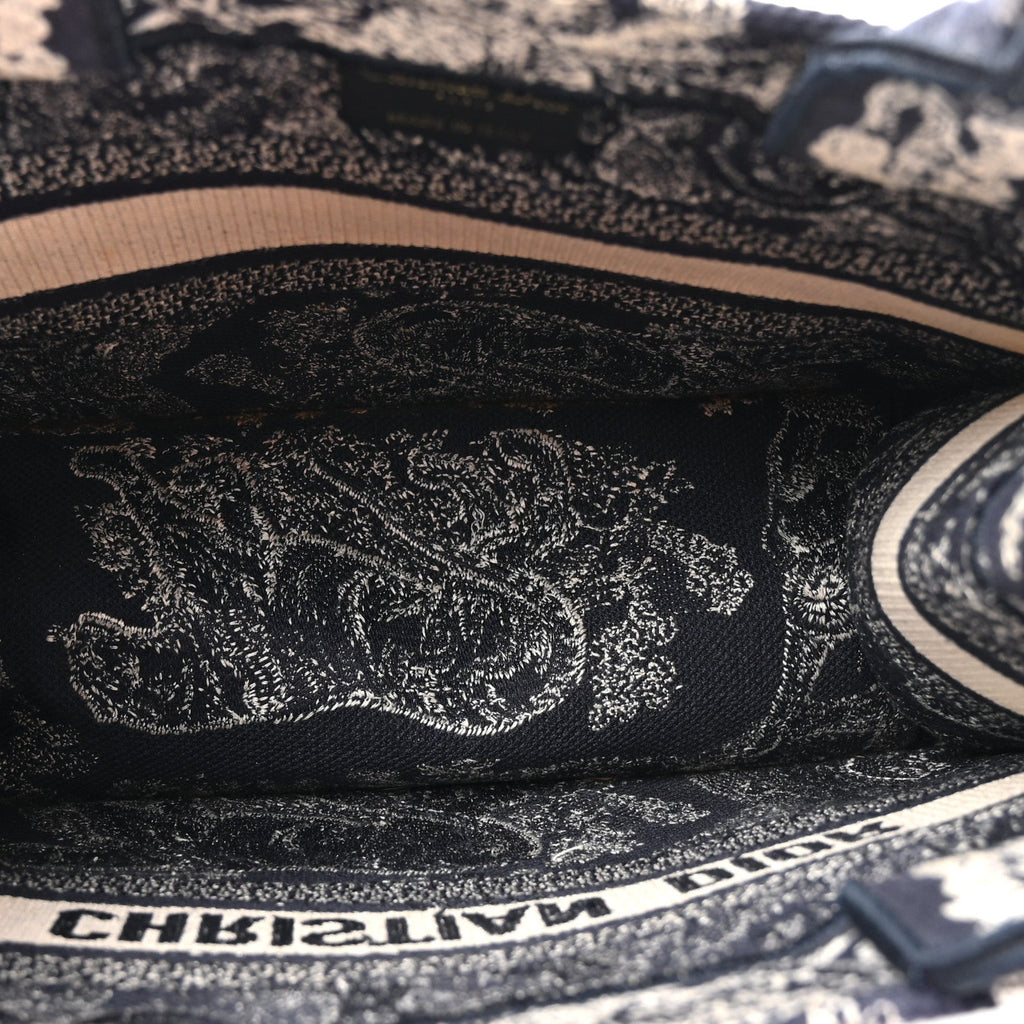 Calfskin Dioriviera Toile De Jouy Small Book Tote With Strap Blue Multicolor £¨ Direct shipment via from wholesalehk.shop