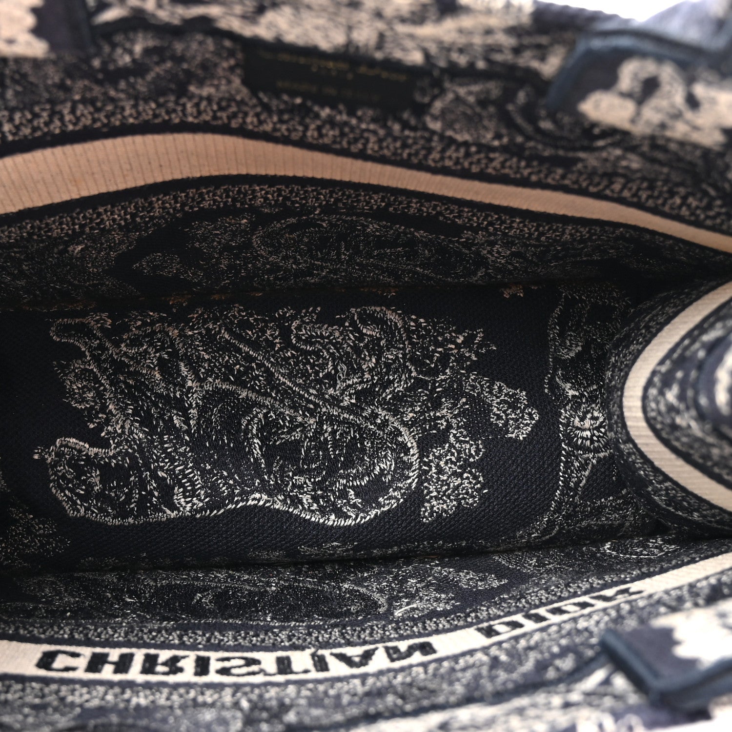 Calfskin Dioriviera Toile De Jouy Small Book Tote With Strap Blue Multicolor £¨ Direct shipment via from wholesalehk.shop