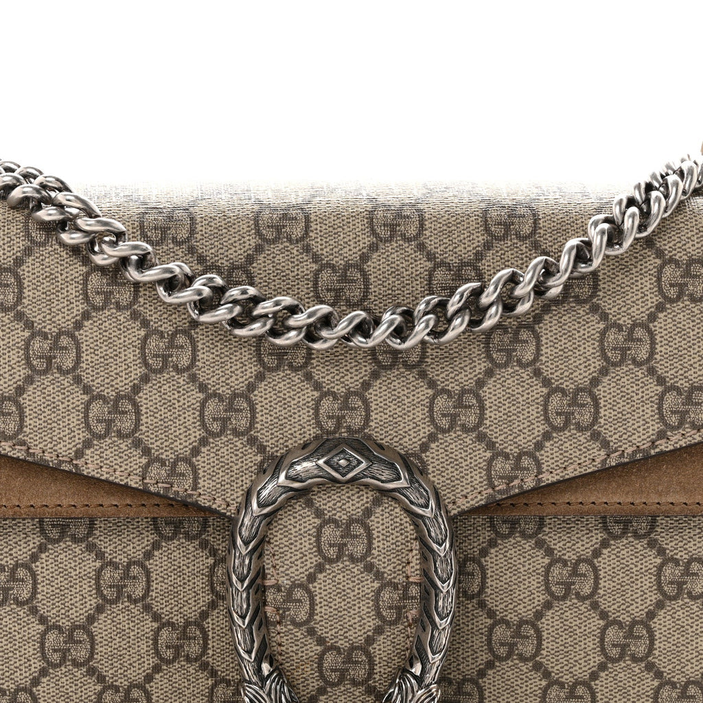 GG Supreme Monogram Small Dionysus Shoulder Bag Taupe wholesalehk.shop